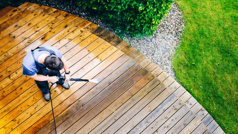 Deck Pressure Washing