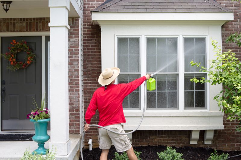 House Exterior Cleaning detail