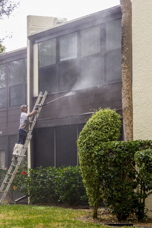 Local House Exterior Cleaning pros at work